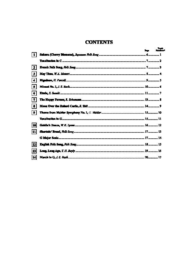 Suzuki Bass School Vol. 2 Bass Part by Dr. Shinichi Suzuki, Alfred Music, 20 pages, Double Bass, includes various classical and folk songs.
