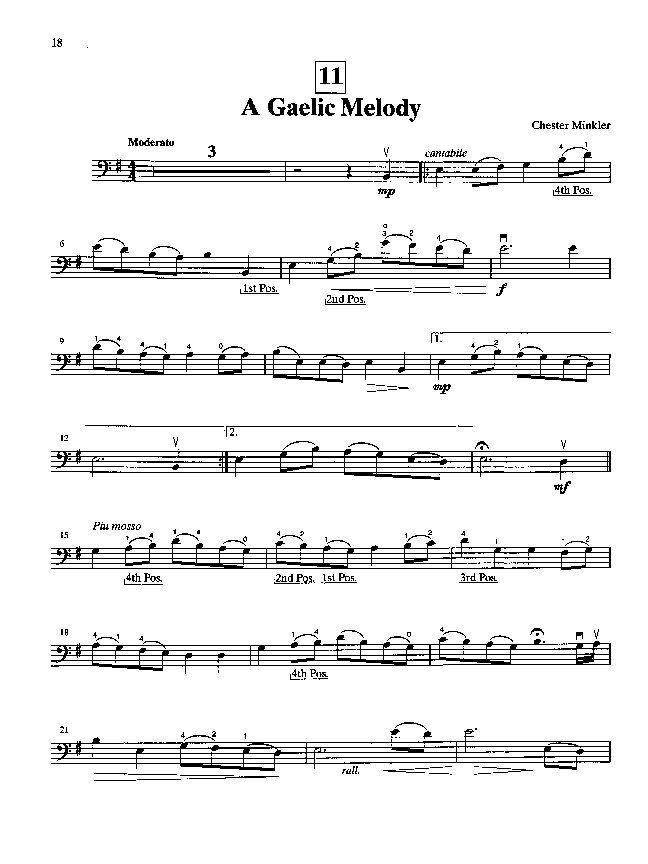 Suzuki Bass School Vol. 3 Bass Part by Dr. Shinichi Suzuki, 24 Pages, Alfred Music, Double Bass, Includes various classical titles — view 4