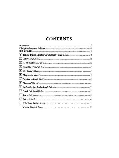 Suzuki Guitar School Vol. 1 Guitar Part by Dr. Shinichi Suzuki, Alfred Music, 24 pages, Federation Festivals 2020-2024 selection — view 2