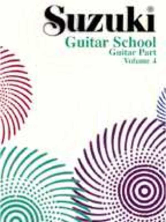 Suzuki Guitar School Vol 4 Guitar Part by Dr. Shinichi Suzuki, Alfred Music, 20 pages, Guitar series