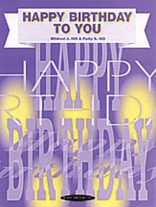 Happy Birthday to You Piano/Vocal Songbook for Guitar
