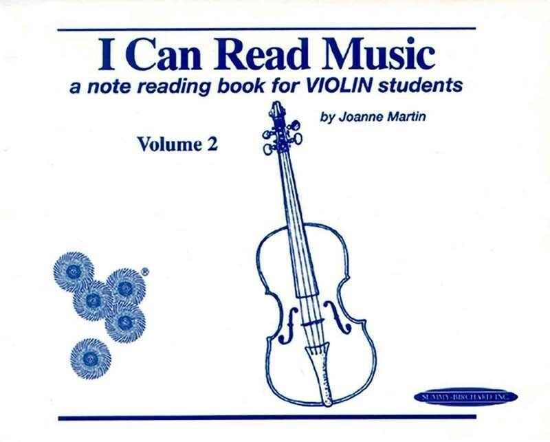 I Can Read Music Vol 2 for Violin by Joanne Martin - 108 Pages