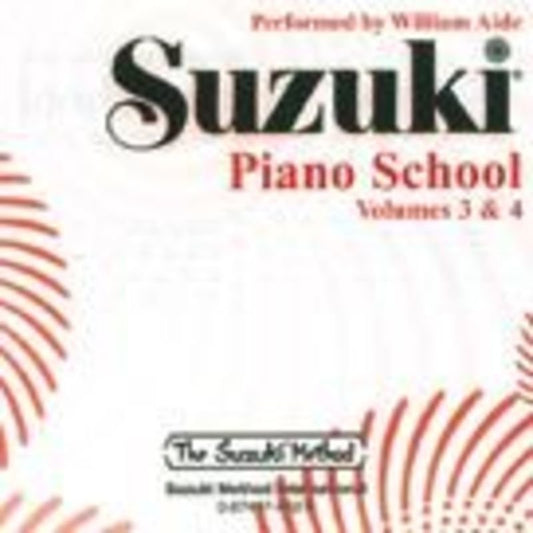 Suzuki Piano School CD, Volumes 3 & 4 by William Aide
