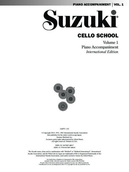 Suzuki Cello School Volume 1 Piano Accompaniment — view 2