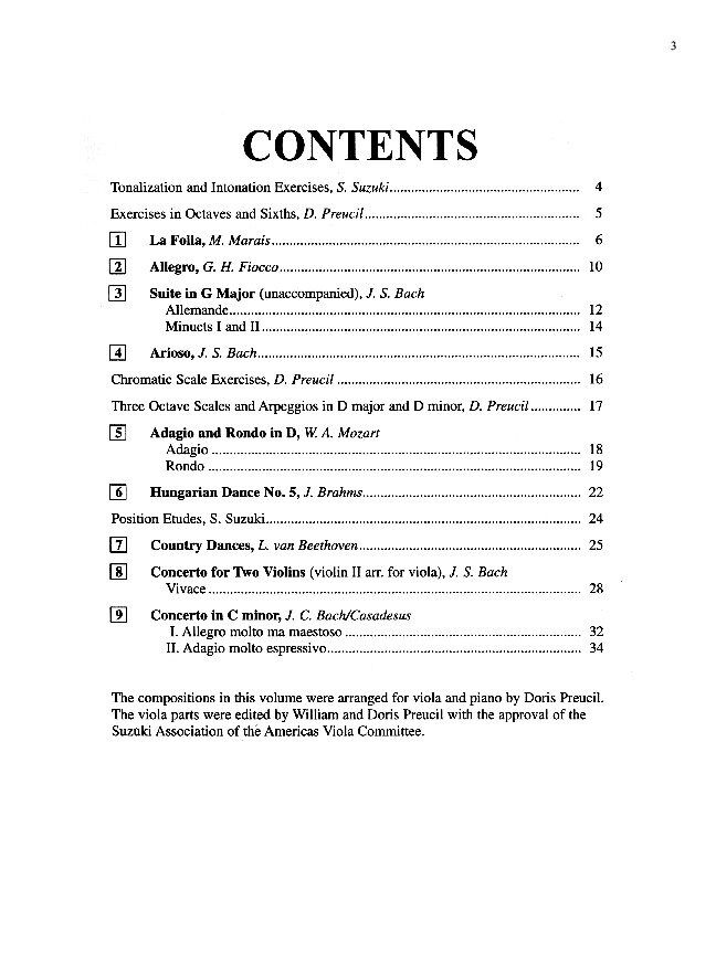 Suzuki Viola School Vol. 6 Viola Part by Dr. Shinichi Suzuki - Alfred Music, 36 pages, International Edition, Federation Festivals 2020-2024 selection — view 2