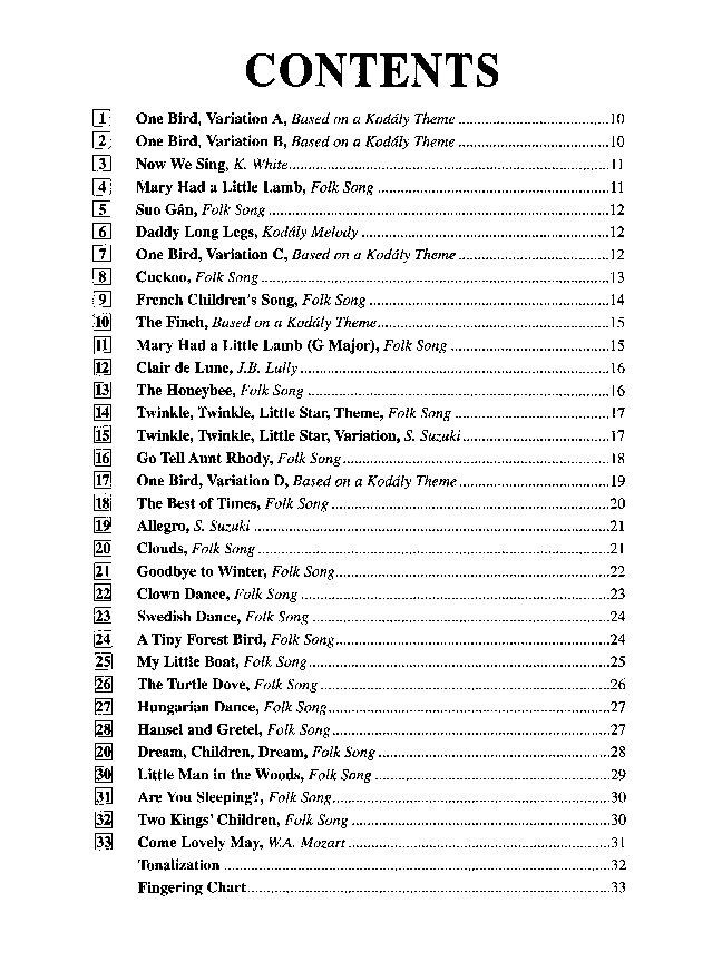 Suzuki Recorder School Vol. 1 Descant Recorder Part by Dr. Shinichi Suzuki — view 2