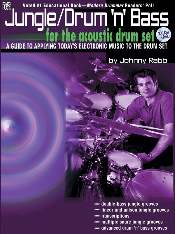 Jungle/Drum 'n' Bass for Acoustic Drum Set BK/CD