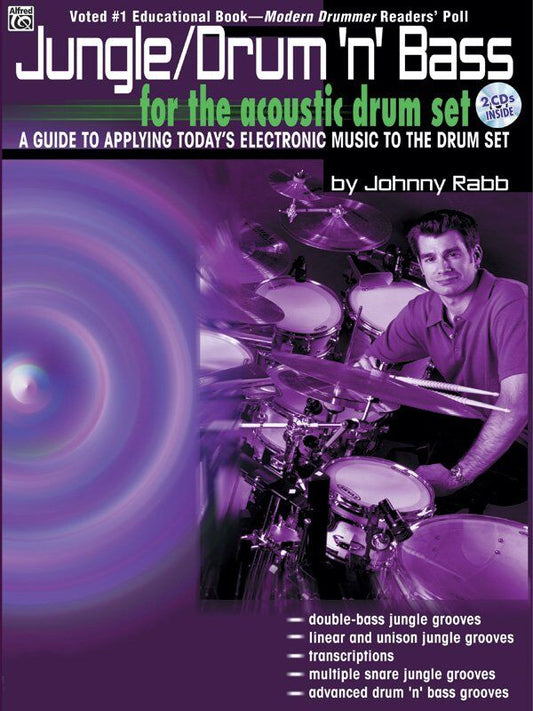 Jungle/Drum 'n' Bass for Acoustic Drum Set BK/CD