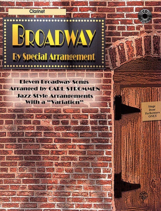 Broadway By Special Arrangement Book/CD Clarinet