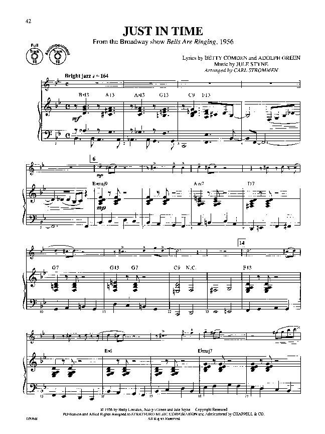 Broadway by Special Arrangement Piano Accompaniment by Carl Strommen - Alfred Music, 56 Pages — view 4