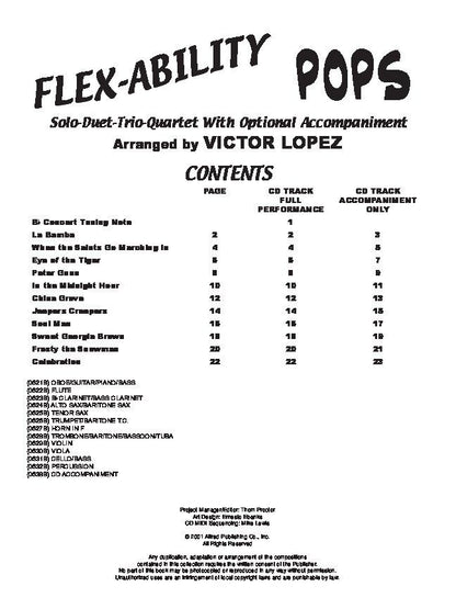 Flex-Ability Pops Horn in F by Victor Lopez - Alfred Music - 24 Pages - Brass Horn Series — view 2