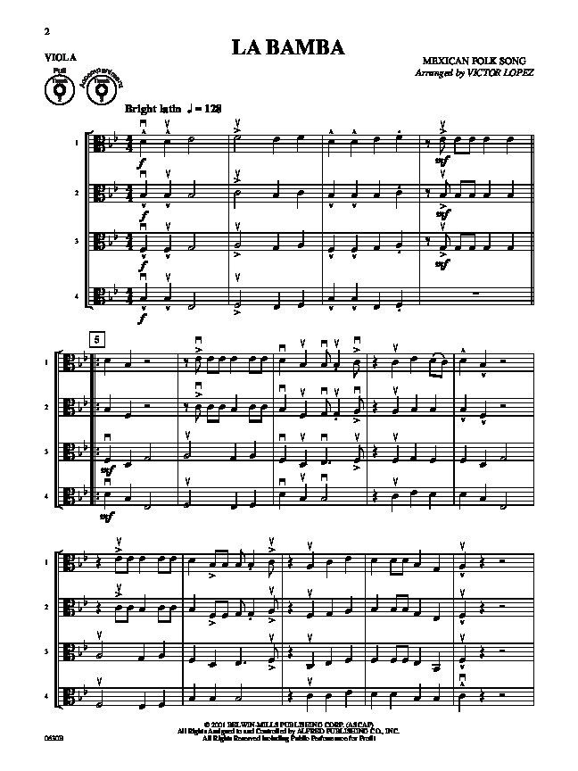 Flex-Ability Pops Viola by Victor Lopez, 24 pages, 11 songs arranged for multi-level players, published by Alfred Music — view 2