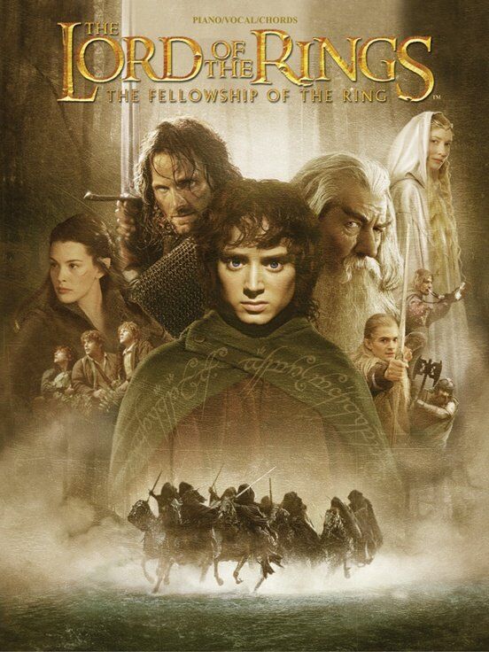 Lord of the Rings: Fellowship of the Ring Piano, Vocal & Guitar Songbook by Howard Shore, Alfred Music, 28 Pages, Collector's Edition