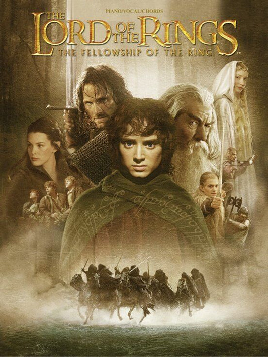 Lord of the Rings: Fellowship of the Ring Piano, Vocal & Guitar Songbook by Howard Shore, Alfred Music, 28 Pages, Collector's Edition