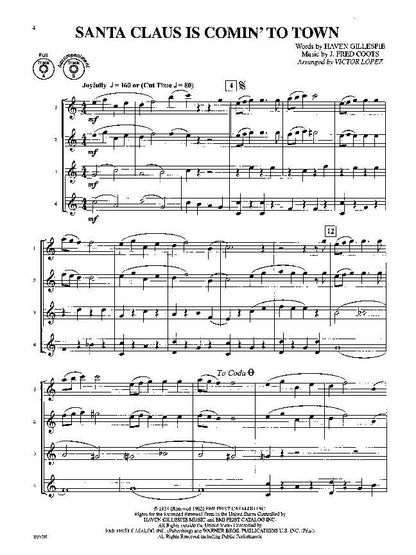 Flex-Ability: Holiday - Alto Saxophone/Baritone Saxophone Book by Victor Lopez — view 3