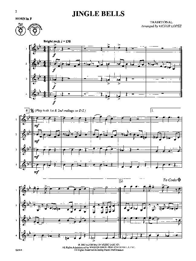 Flex-Ability Holiday - French Horn Arranged by Victor Lopez, 24 Pages, Alfred Music, Horn in F — view 3