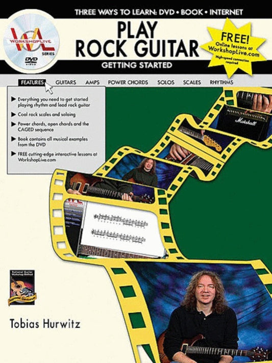 Play Rock Guitar Getting Started Book DVD Guitar