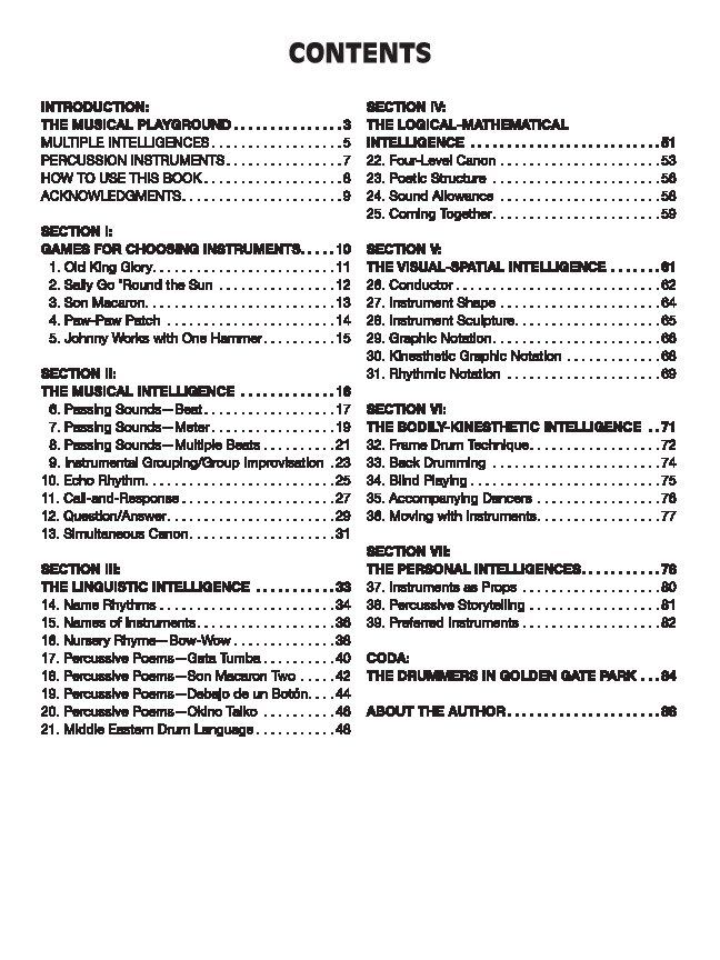Sound Ideas Activities for the Percussion Circle by Doug Goodkin — view 2