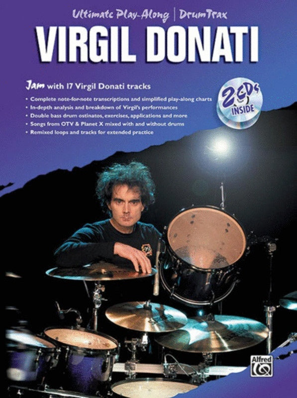 Virgil Donati Ultimate Play Along Trax Book/2CD