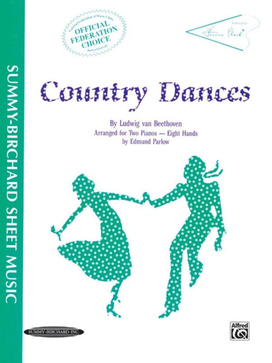 Country Dances Arr Parlow 2 Piano 8 Hand