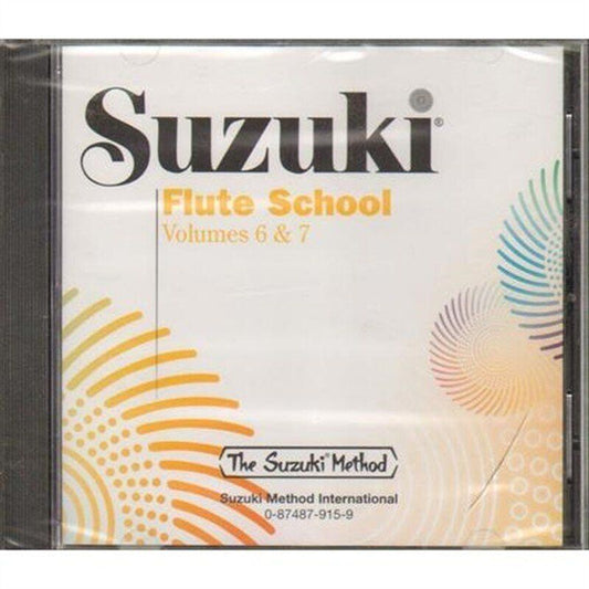Suzuki Flute School Vol. 6 & 7 CD by Dr. Shinichi Suzuki, Alfred Music, Digitally Remastered, Woodwind Category