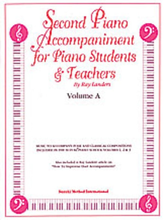 Suzuki Second Piano Accompaniments Vol A (Softcover Book)