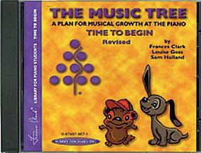 The Music Tree Time to Begin Accompaniment CD by Frances Clark, Louise Goss, Sam Holland - Piano Accompaniment, Alfred Music