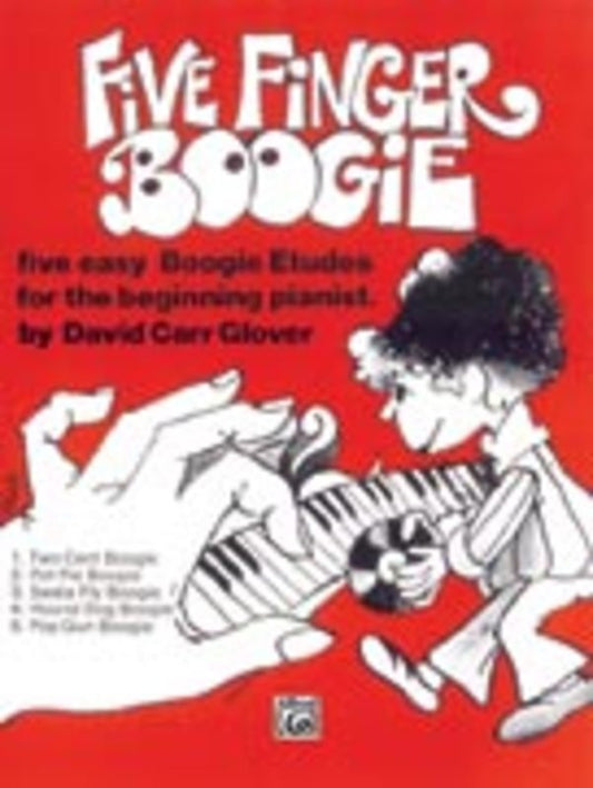 Five Finger Boogie by David Carr Glover - Piano Etudes for Beginners, 12 Pages, Alfred Music
