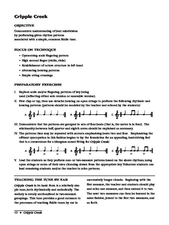 Fiddlers Philharmonic Teacher's Manual - 16 Cross-Cultural Fiddle Tunes for String Orchestra — view 3