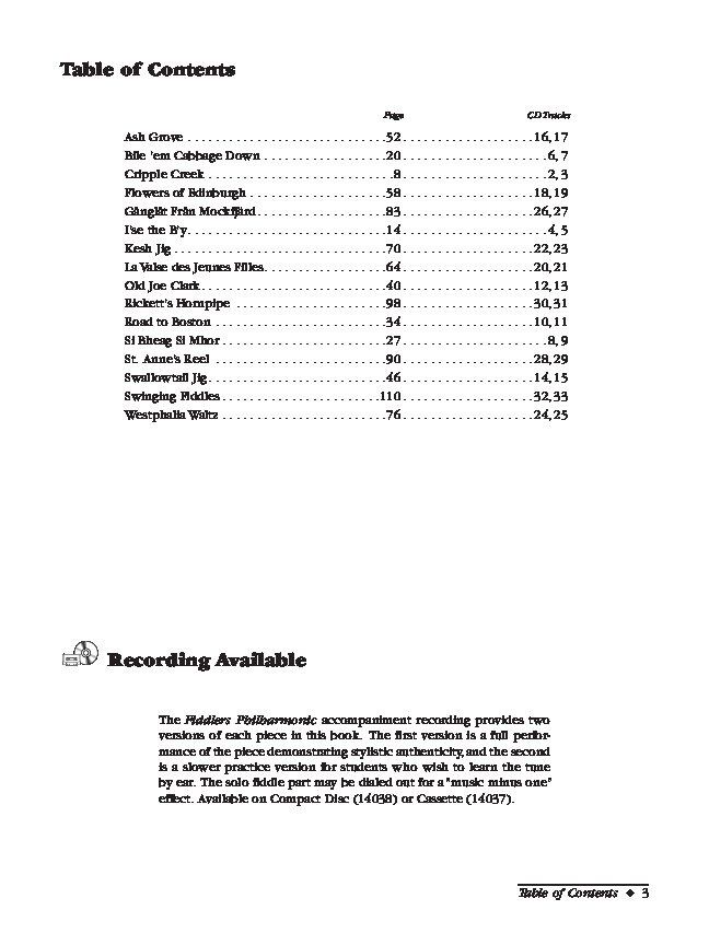 Fiddlers Philharmonic Teacher's Manual - 16 Cross-Cultural Fiddle Tunes for String Orchestra — view 2