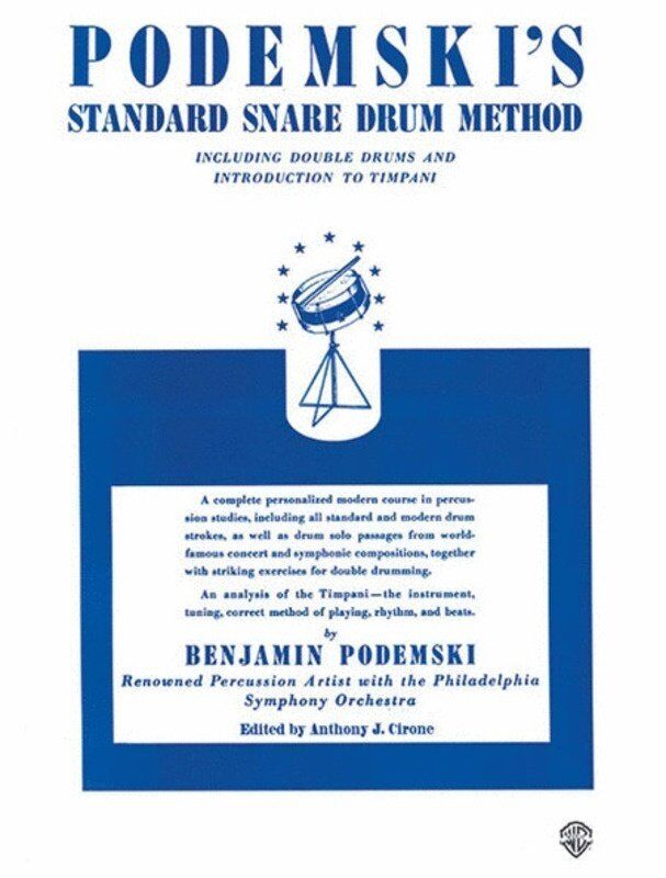 Podemski's Standard Snare Drum Method by Alfred Music, 96 Pages