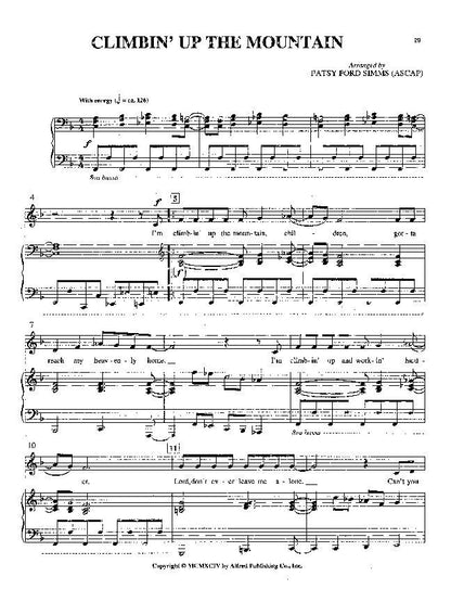 Spirituals for Solo Singers - Medium Low Voice by Jay Althouse, 64 Pages, Alfred Music, Choral Series — view 3