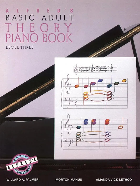 Alfred's Basic Adult Piano Course Theory Book 3