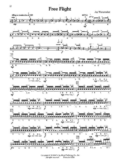 Wanamaker Alfred's Rudimental Contest Solos for Intermediate Snare Drummer — view 3