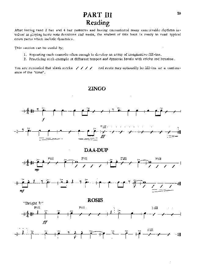 Fink Drumset Reading Book by Ron Fink - 80 Pages, Jazz Drumming Techniques and Improvisation — view 5