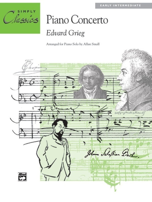 Grieg - Piano Concerto Theme Piano Solo Arr Small