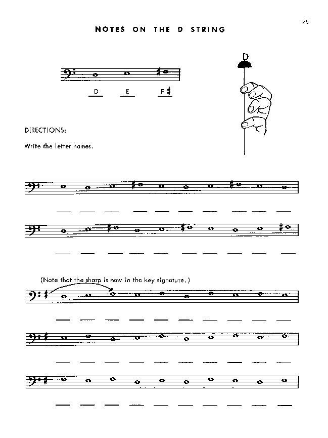 Workbook for Strings Book 1 Double Bass by Forest Etling, 48 Pages, Alfred Music — view 4