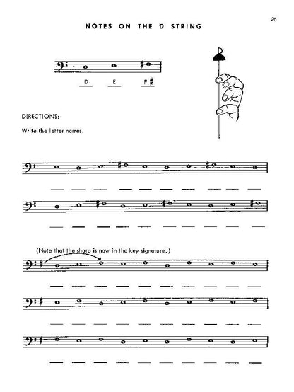 Workbook for Strings Book 1 Double Bass by Forest Etling, 48 Pages, Alfred Music — view 4