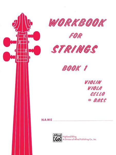 Workbook for Strings Book 1 Double Bass by Forest Etling, 48 Pages, Alfred Music