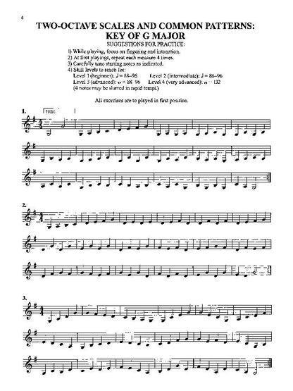 Starr - Scales Plus for Violin by William Starr, 48 Pages, Summy Birchard, Study of Scales, Keys, Intonation, Positions, and Shifts — view 3