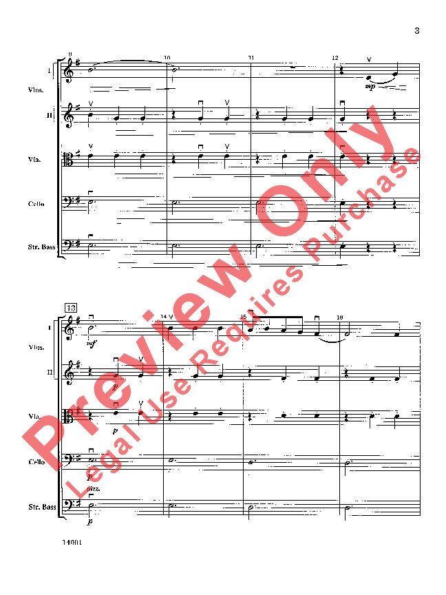 El Toro for String Orchestra by Don Brubaker - Alfred Music — view 6