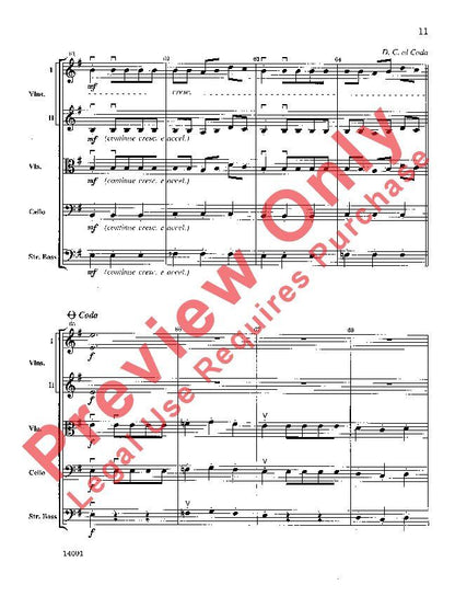 El Toro for String Orchestra by Don Brubaker - Alfred Music — view 4