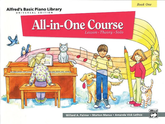Alfred's Basic All-in-One Course Book 1 Universal Edition for Piano