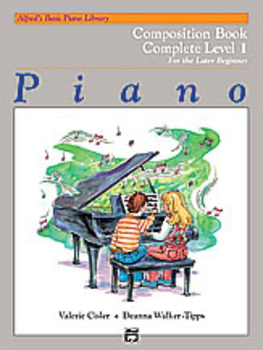 Alfred's Basic Piano Composition Complete Level 1 (1A/1B) (Softcover Book)