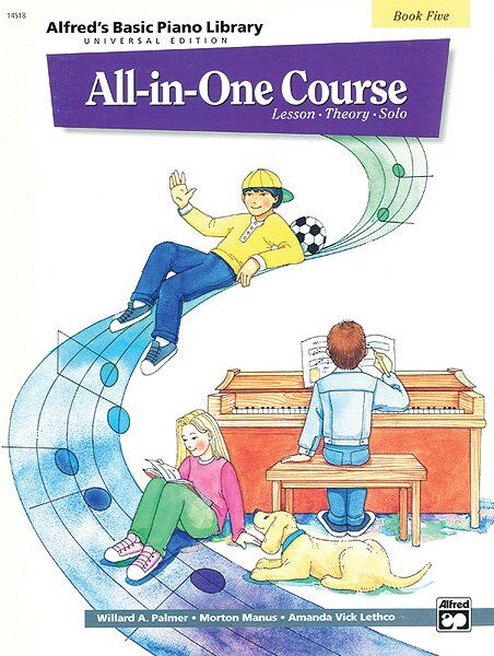 Alfred's Basic All-in-One Course Book 5 Universal Edition for Piano