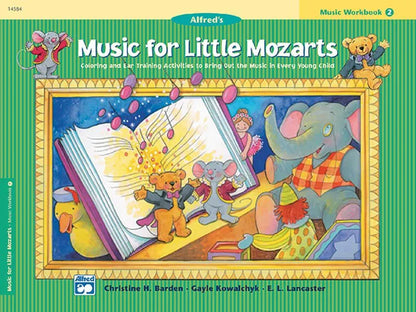 Music for Little Mozarts Workbook 2, 48 Pages, Piano, Alfred Music