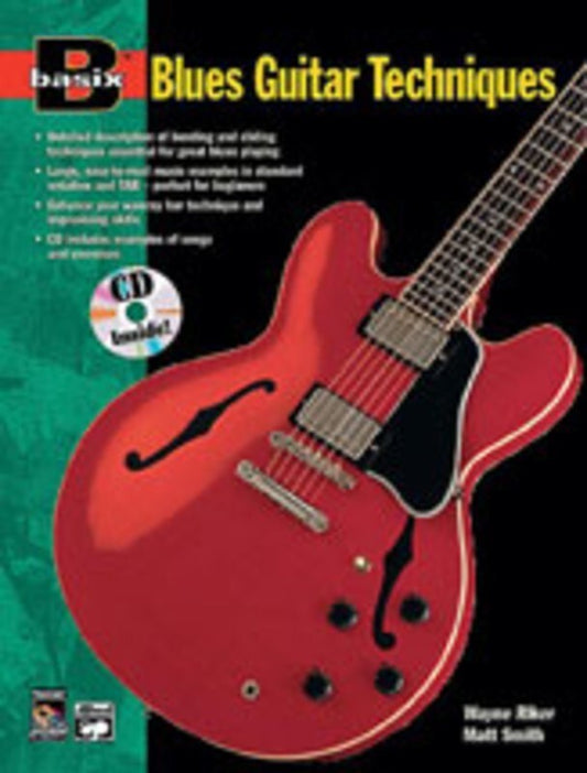 Basix Blues Guitar Technique Book/CD
