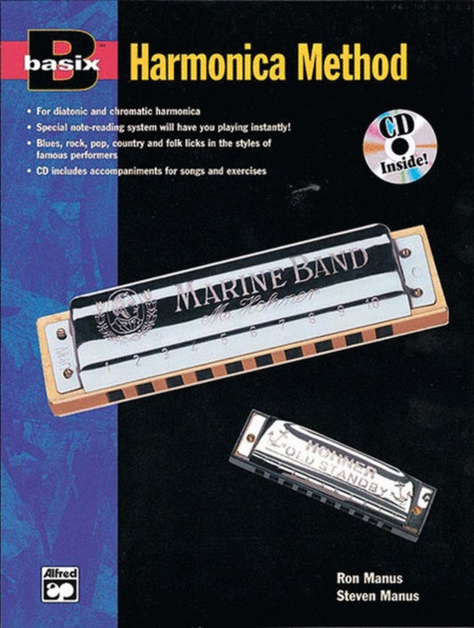 Basix Harmonica Method Book ECD