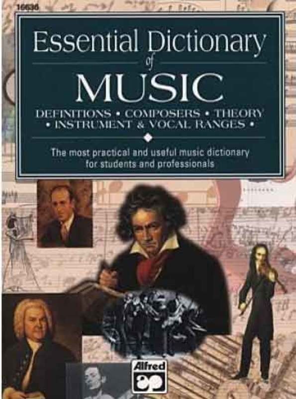 Essential Dictionary of Music - Pocket Size Textbook by L.C. Harnsberger, 336 Pages, Covers Theory, Composers, Terms, and Instruments