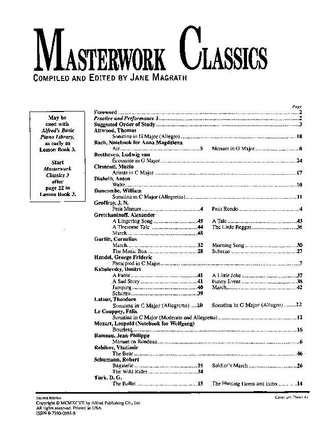 Masterwork Classics Level 3 Ed Magrath — view 2